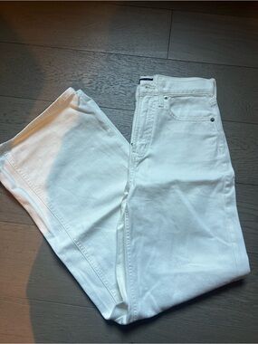 GAP White Wide Leg Jeans